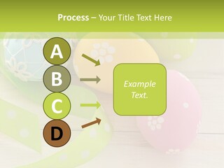 Easter Easter Eggs Wood PowerPoint Template