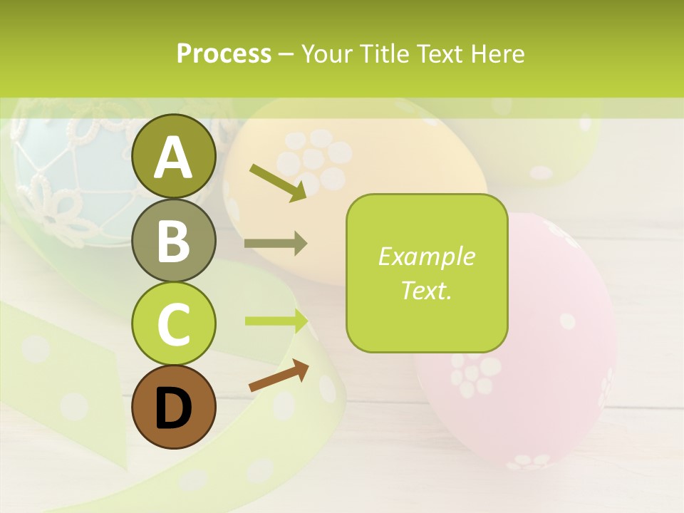 Easter Easter Eggs Wood PowerPoint Template