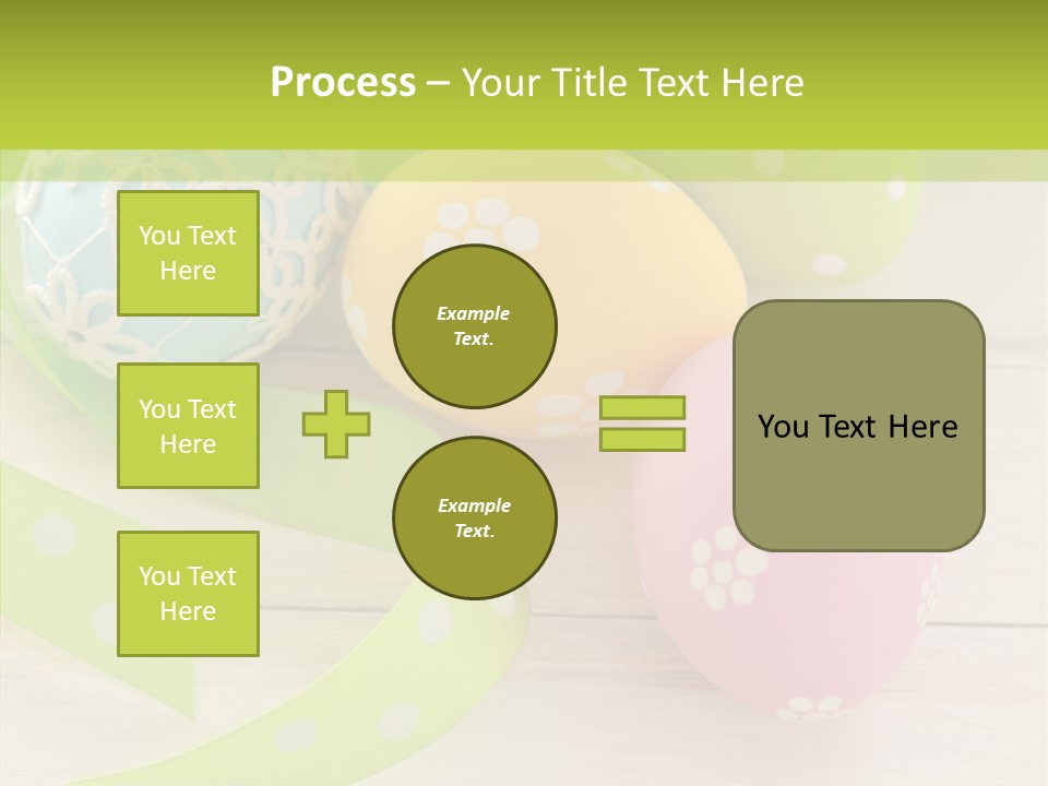 Easter Easter Eggs Wood PowerPoint Template