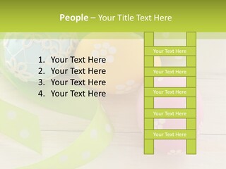 Easter Easter Eggs Wood PowerPoint Template
