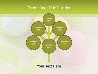 Easter Easter Eggs Wood PowerPoint Template