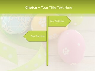 Easter Easter Eggs Wood PowerPoint Template