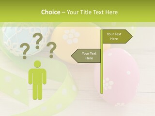 Easter Easter Eggs Wood PowerPoint Template