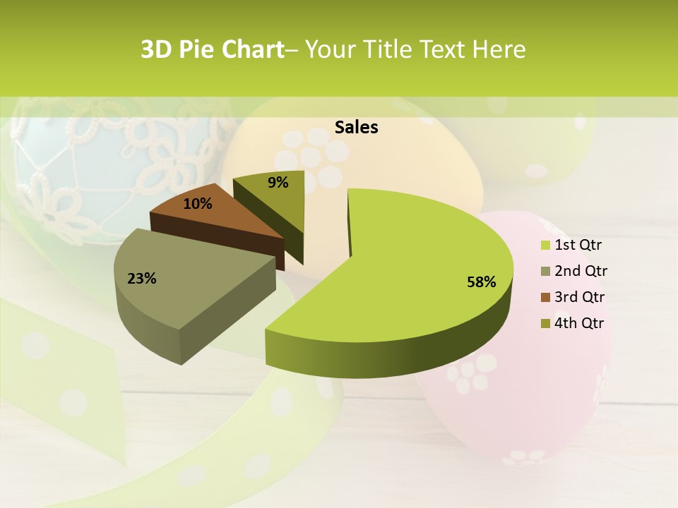 Easter Easter Eggs Wood PowerPoint Template