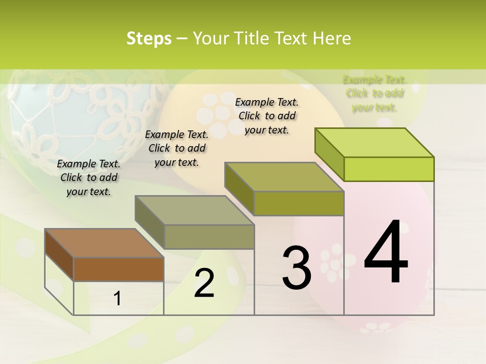 Easter Easter Eggs Wood PowerPoint Template