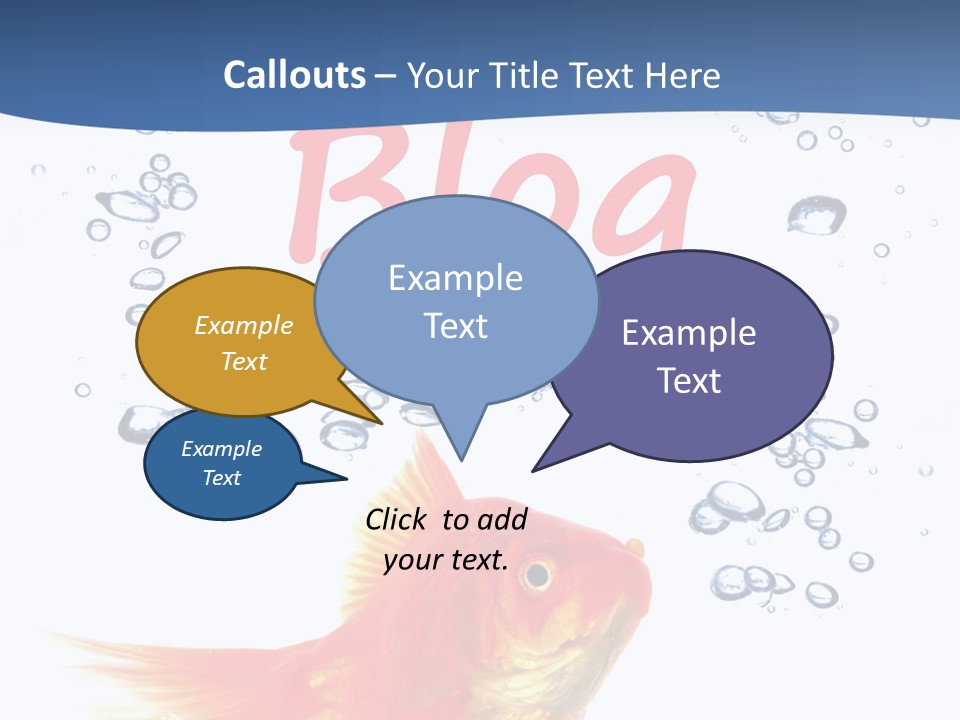 Opinion Concept Blogging PowerPoint Template