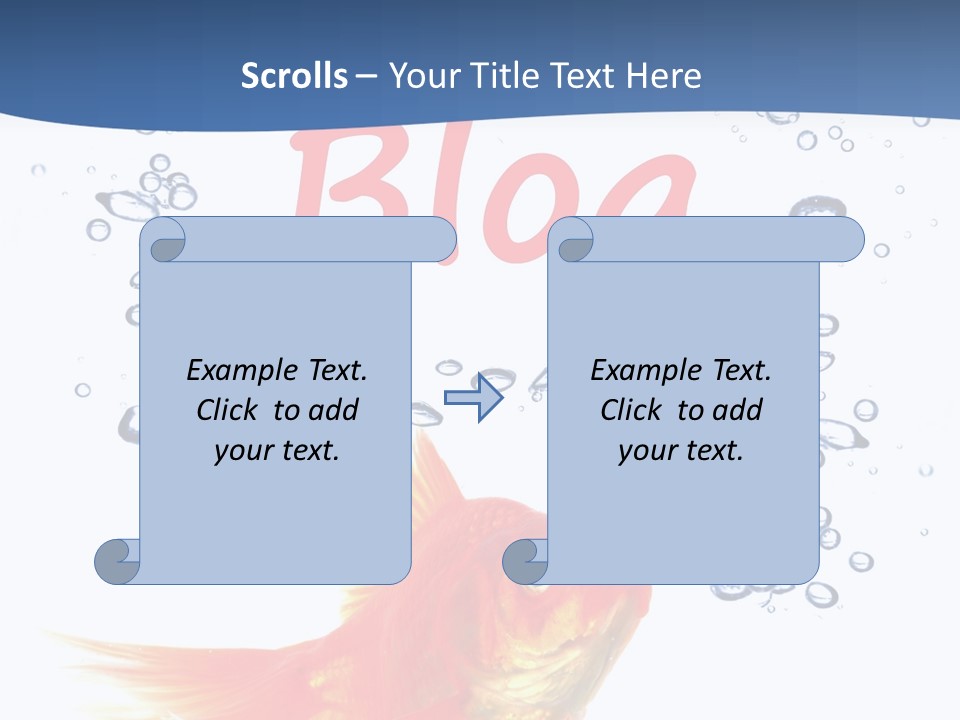 Opinion Concept Blogging PowerPoint Template
