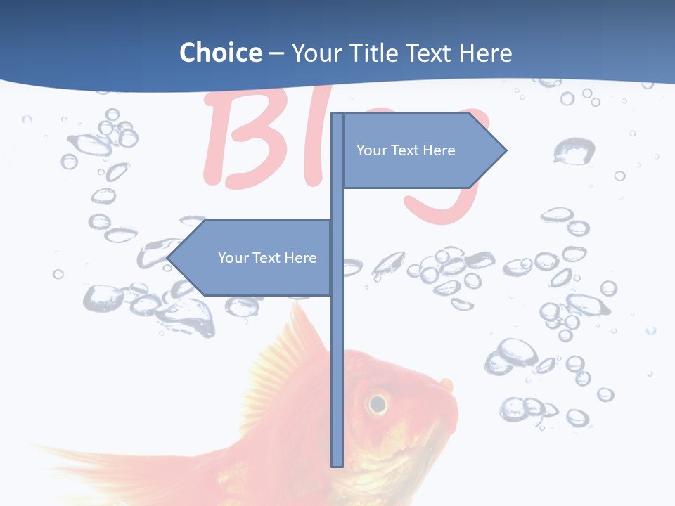 Opinion Concept Blogging PowerPoint Template