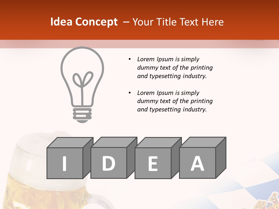 Hintergrund Logo Isoliert PowerPoint Template