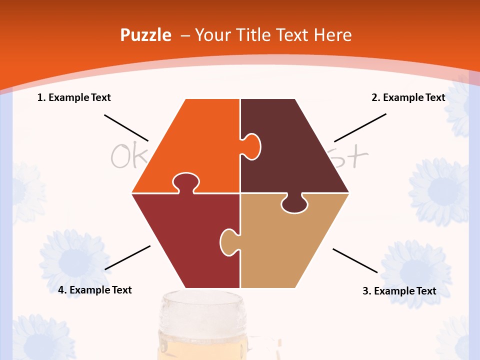 Volksfest Oktober Fahne PowerPoint Template