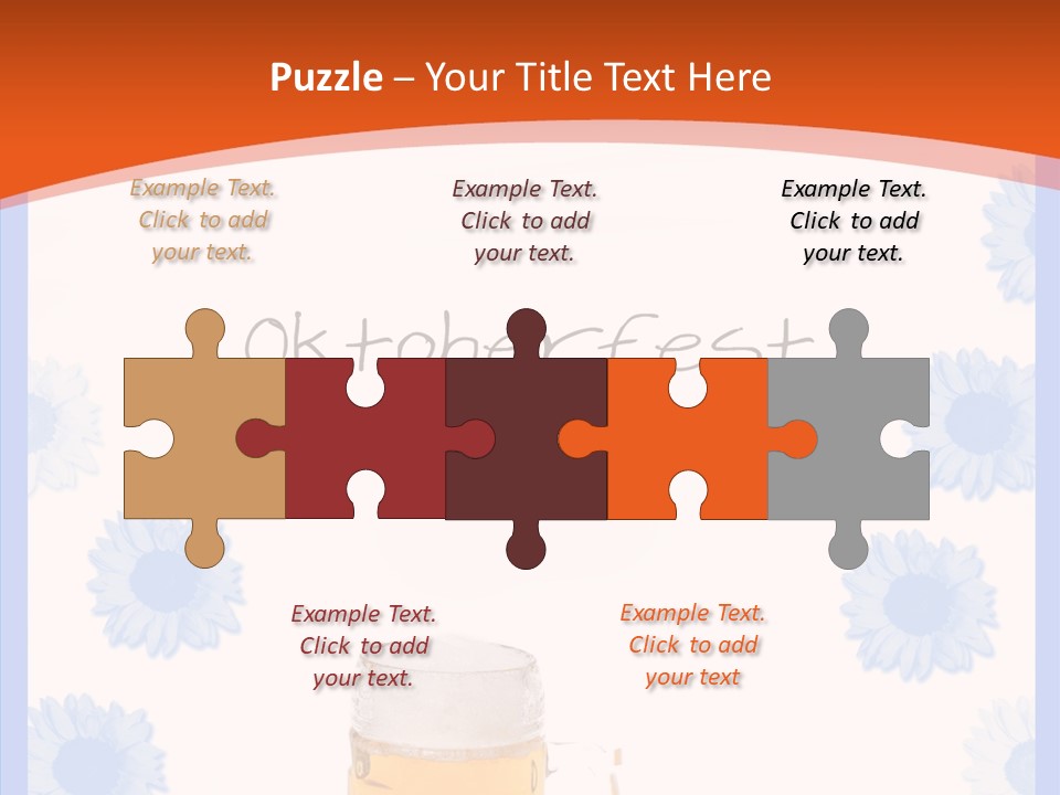 Volksfest Oktober Fahne PowerPoint Template