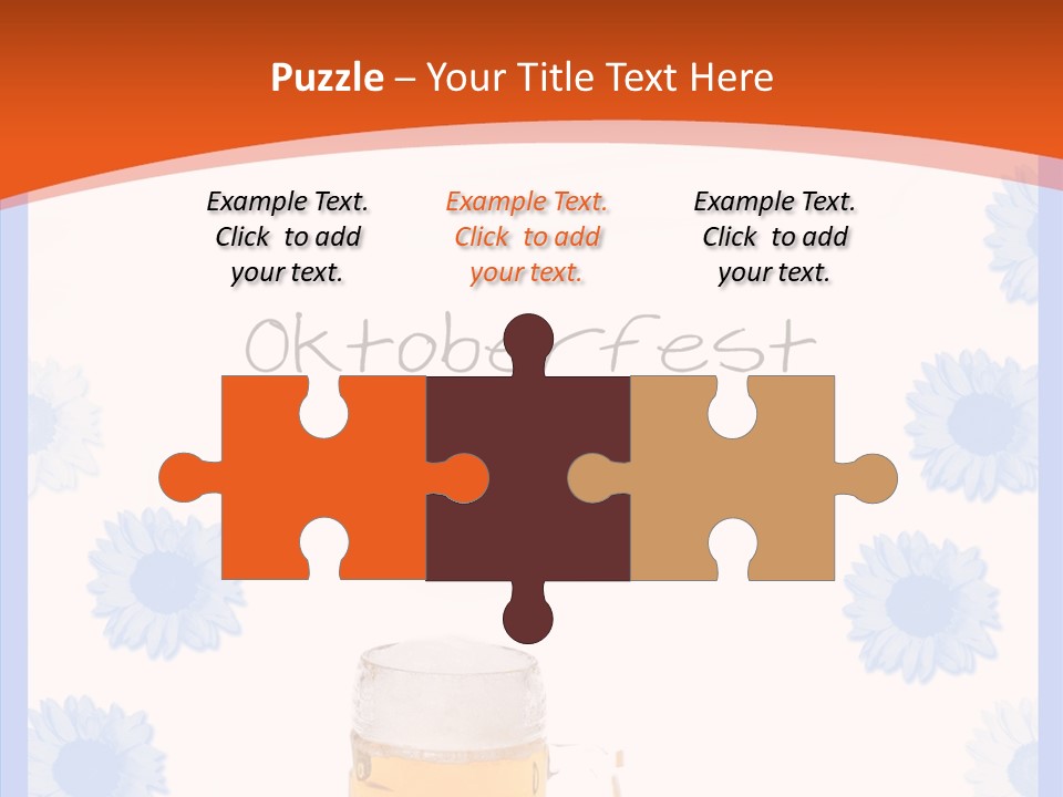 Volksfest Oktober Fahne PowerPoint Template