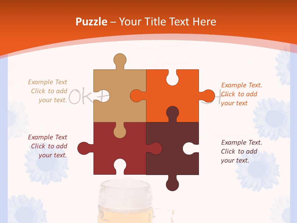 Volksfest Oktober Fahne PowerPoint Template