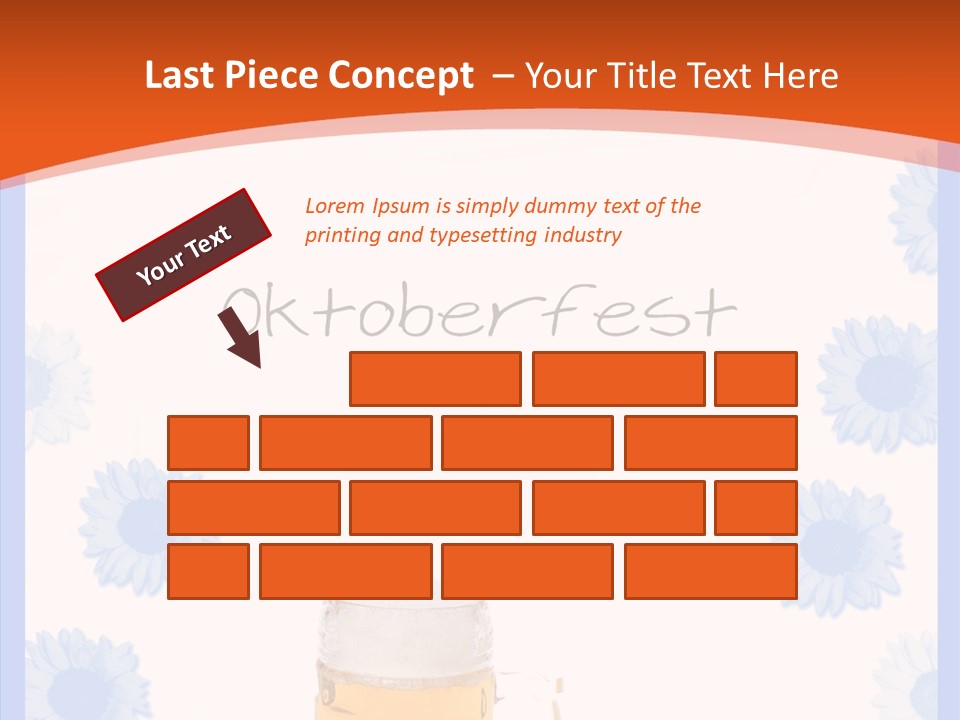 Volksfest Oktober Fahne PowerPoint Template