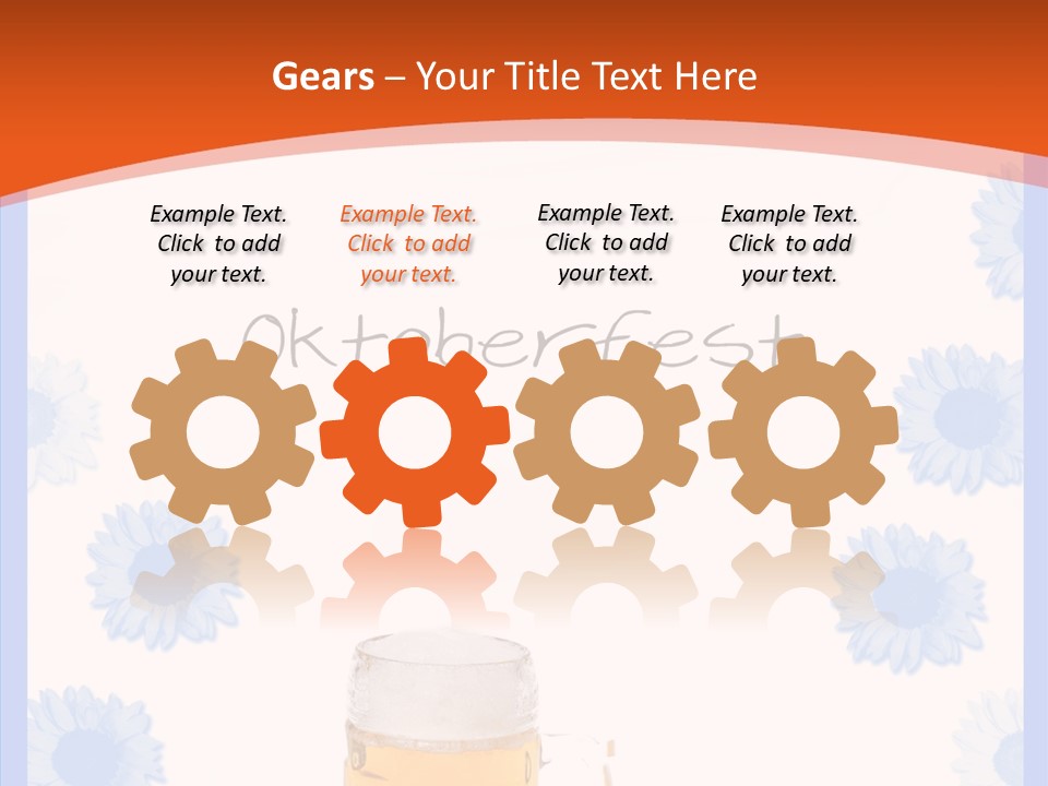 Volksfest Oktober Fahne PowerPoint Template