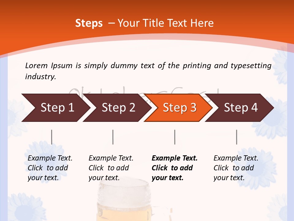 Volksfest Oktober Fahne PowerPoint Template