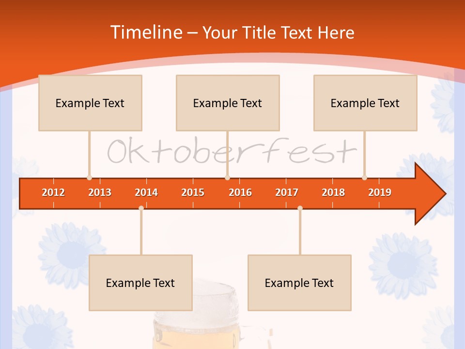 Volksfest Oktober Fahne PowerPoint Template