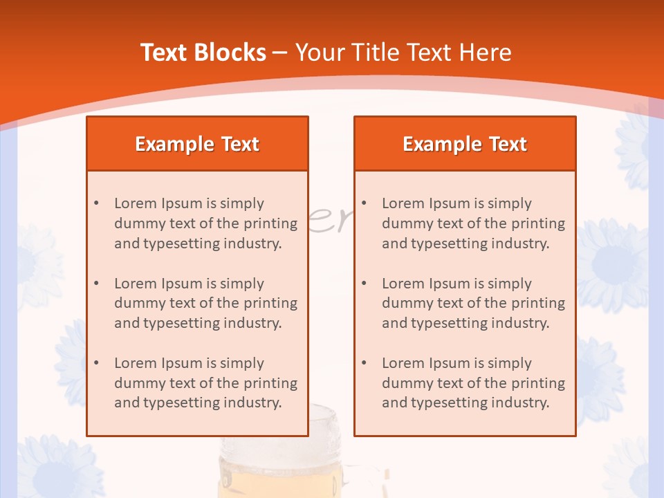 Volksfest Oktober Fahne PowerPoint Template