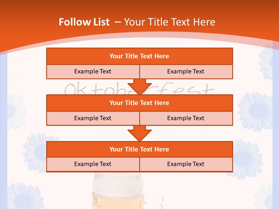 Volksfest Oktober Fahne PowerPoint Template