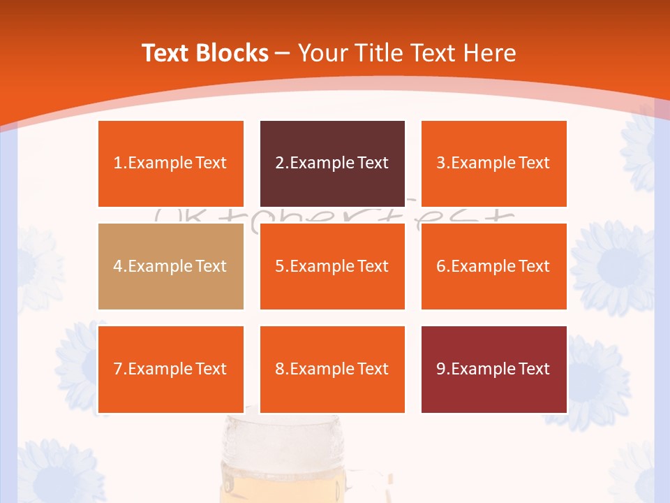 Volksfest Oktober Fahne PowerPoint Template