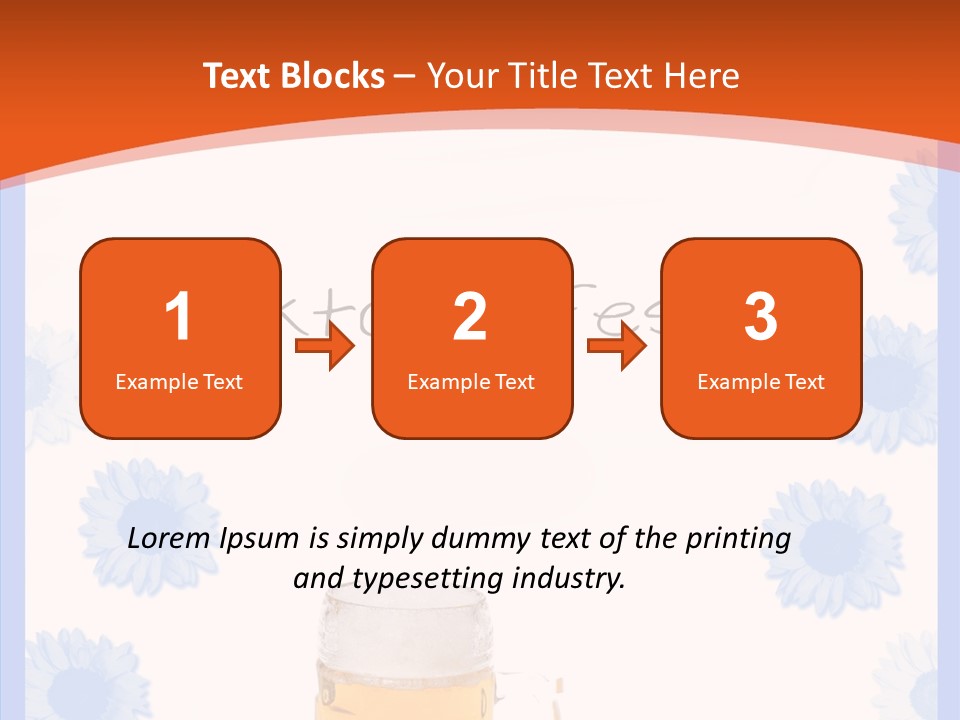 Volksfest Oktober Fahne PowerPoint Template