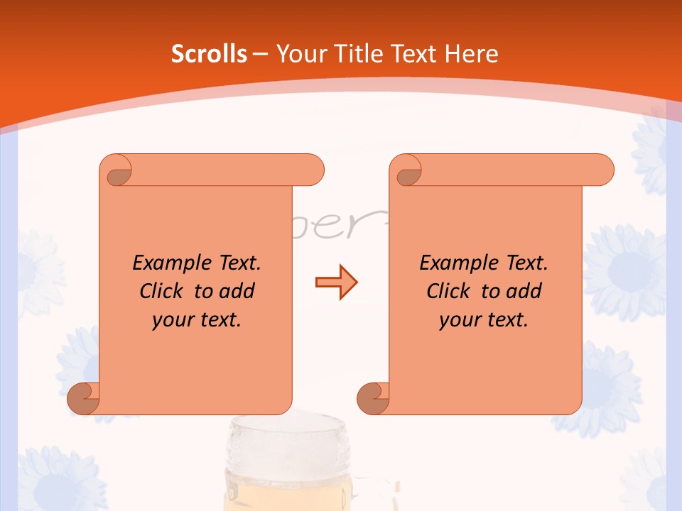 Volksfest Oktober Fahne PowerPoint Template