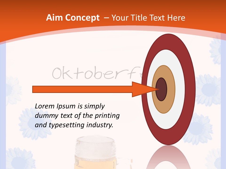 Volksfest Oktober Fahne PowerPoint Template