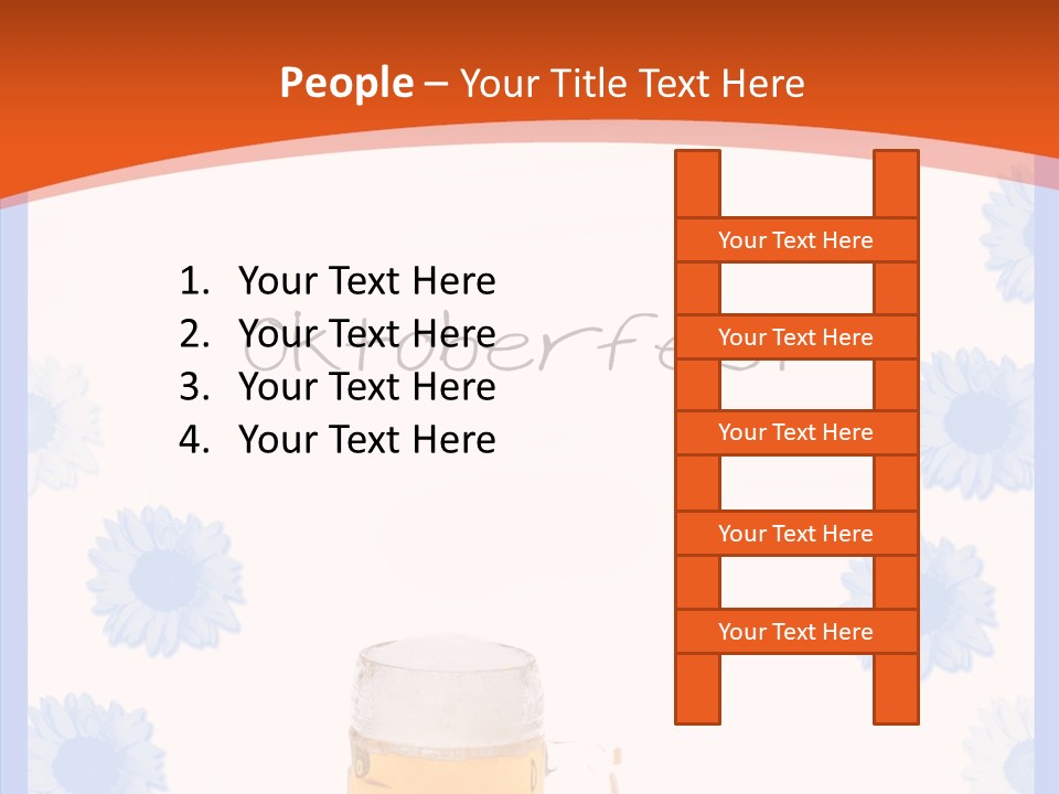 Volksfest Oktober Fahne PowerPoint Template