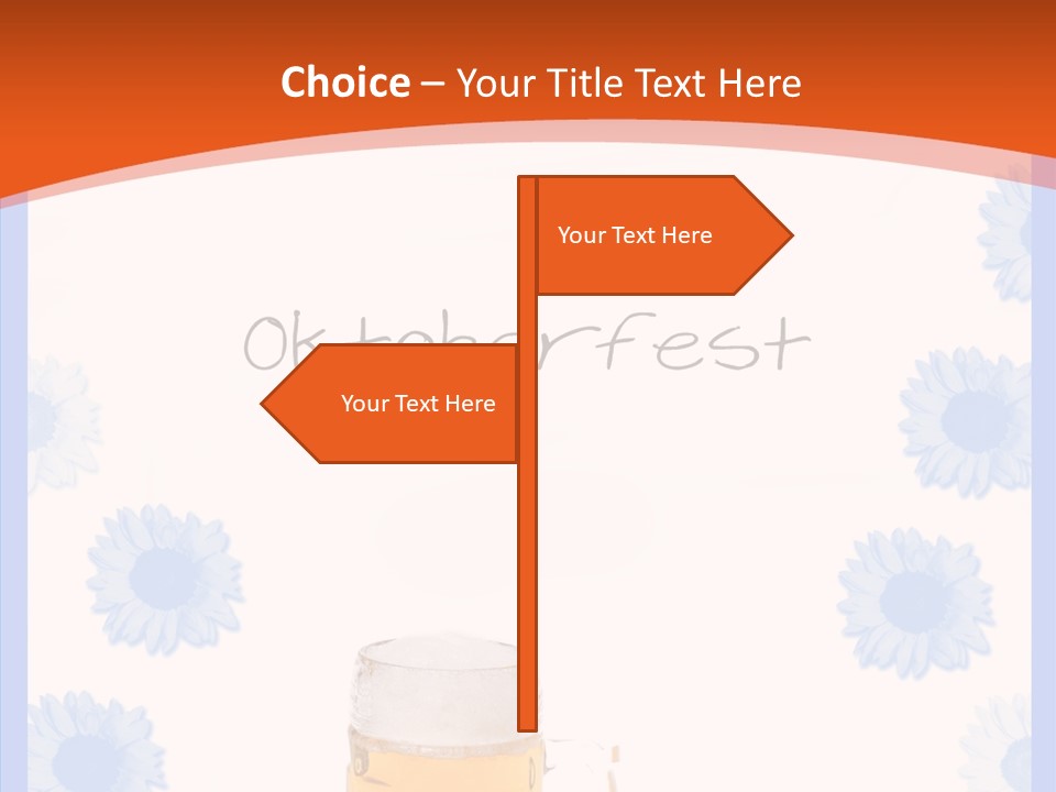 Volksfest Oktober Fahne PowerPoint Template