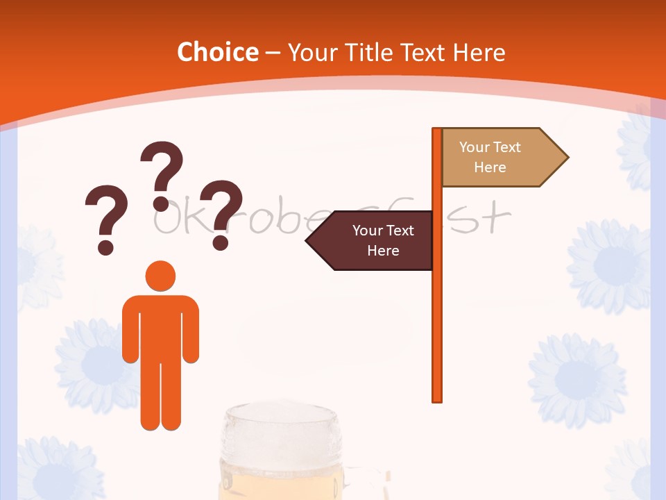 Volksfest Oktober Fahne PowerPoint Template