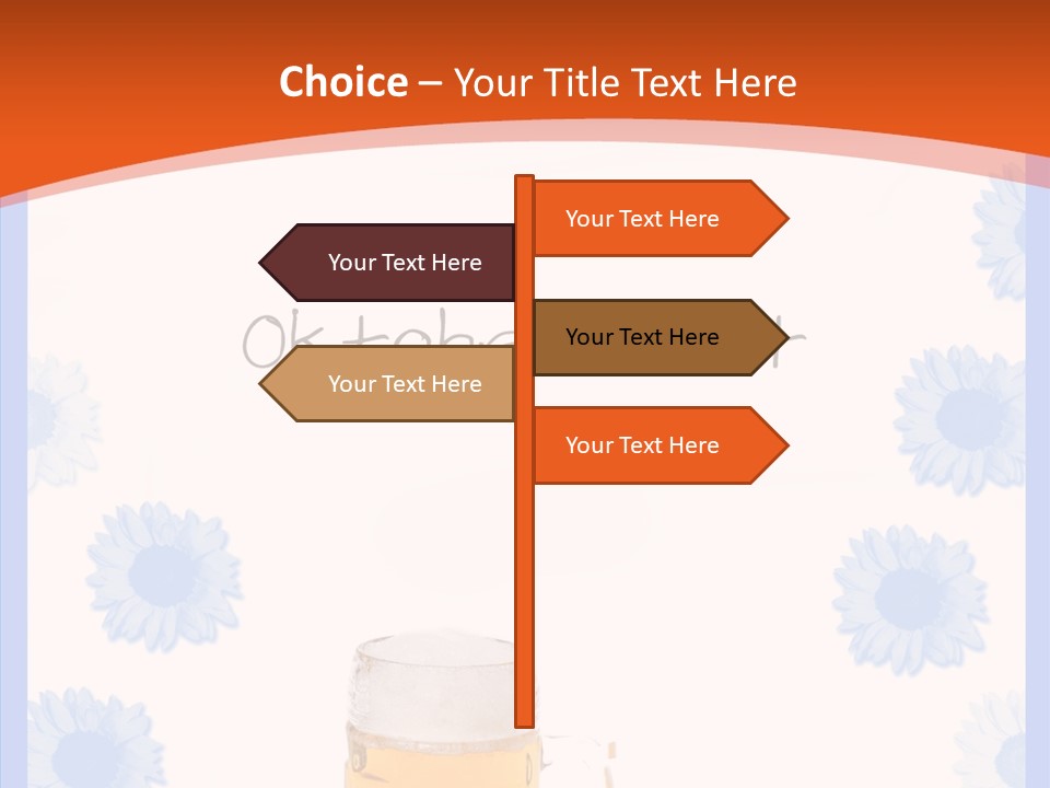 Volksfest Oktober Fahne PowerPoint Template