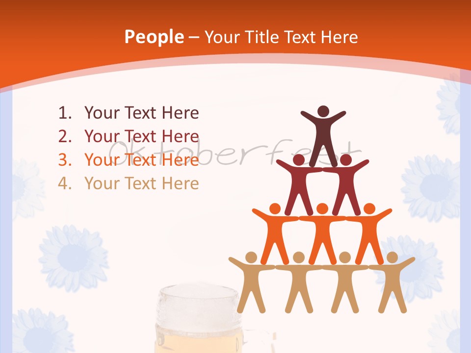 Volksfest Oktober Fahne PowerPoint Template