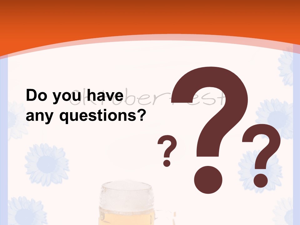 Volksfest Oktober Fahne PowerPoint Template