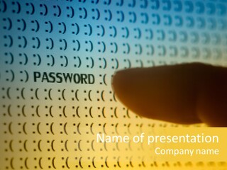 Identity Security Macro PowerPoint Template