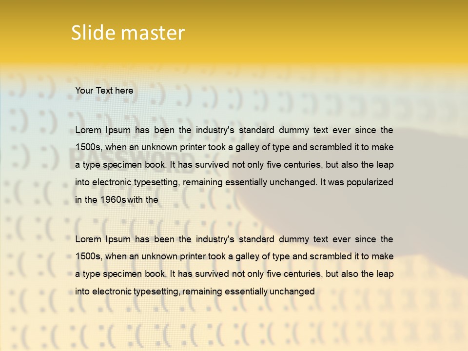 Identity Security Macro PowerPoint Template