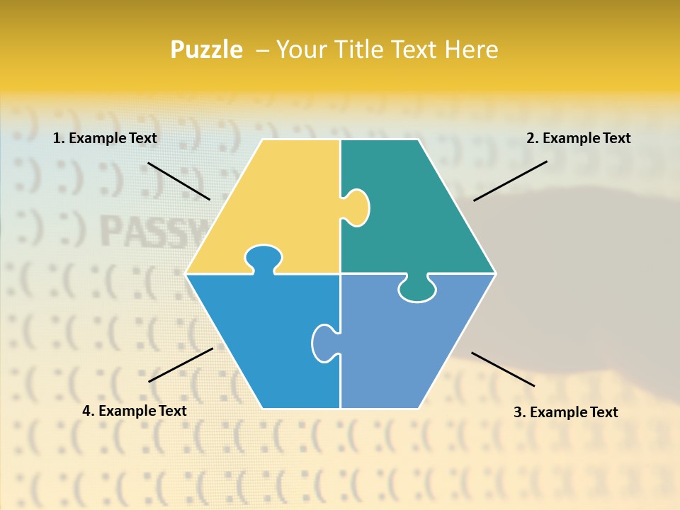 Identity Security Macro PowerPoint Template