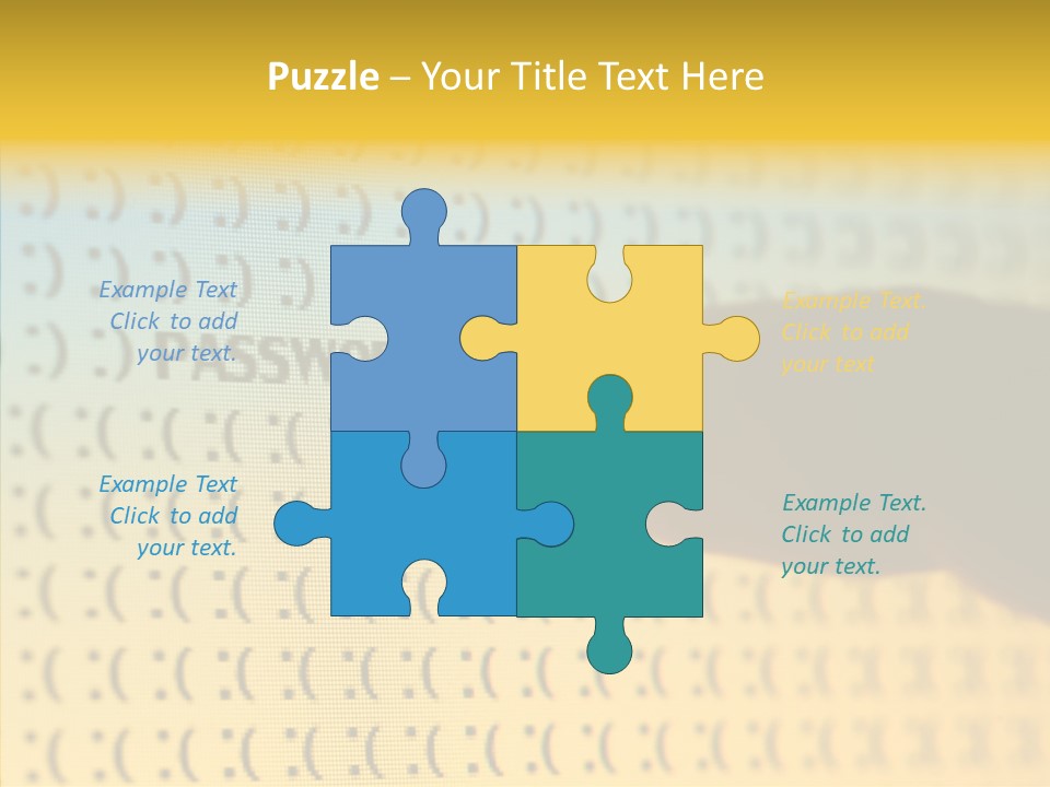 Identity Security Macro PowerPoint Template