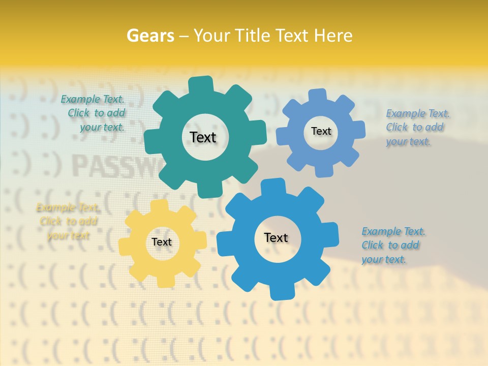 Identity Security Macro PowerPoint Template