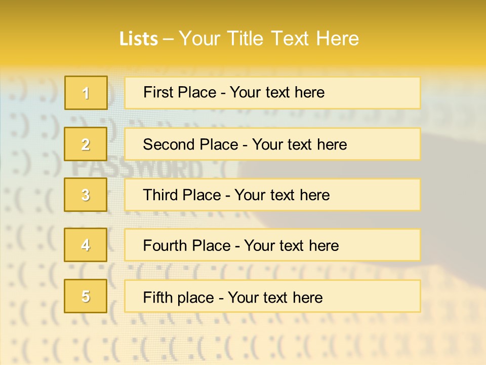 Identity Security Macro PowerPoint Template