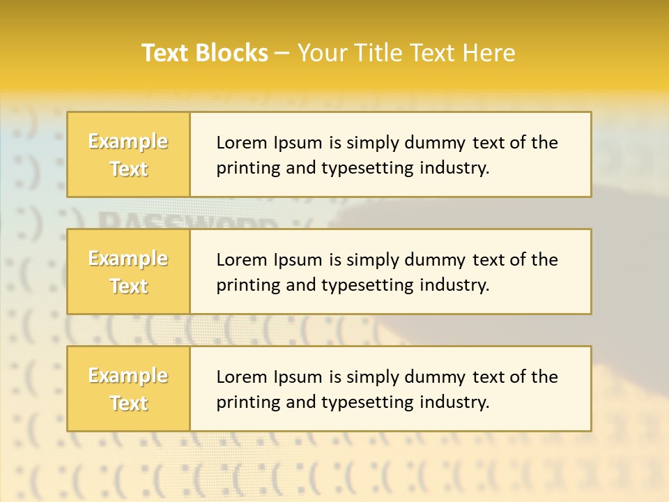 Identity Security Macro PowerPoint Template