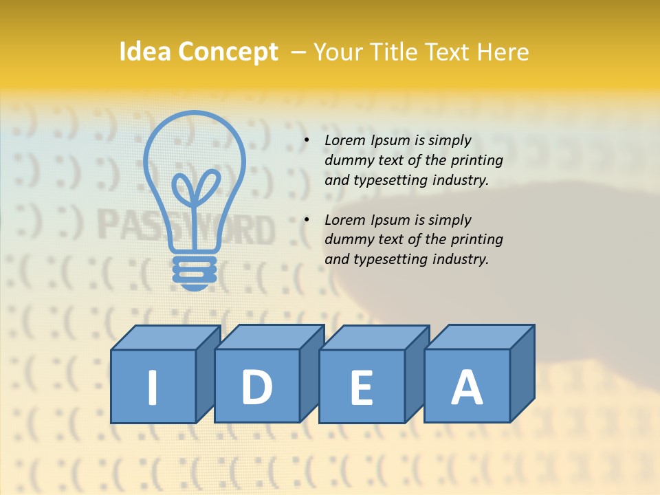 Identity Security Macro PowerPoint Template