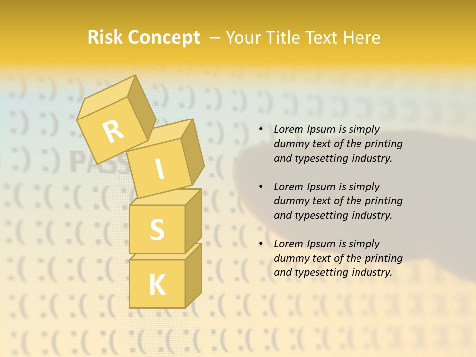 Identity Security Macro PowerPoint Template