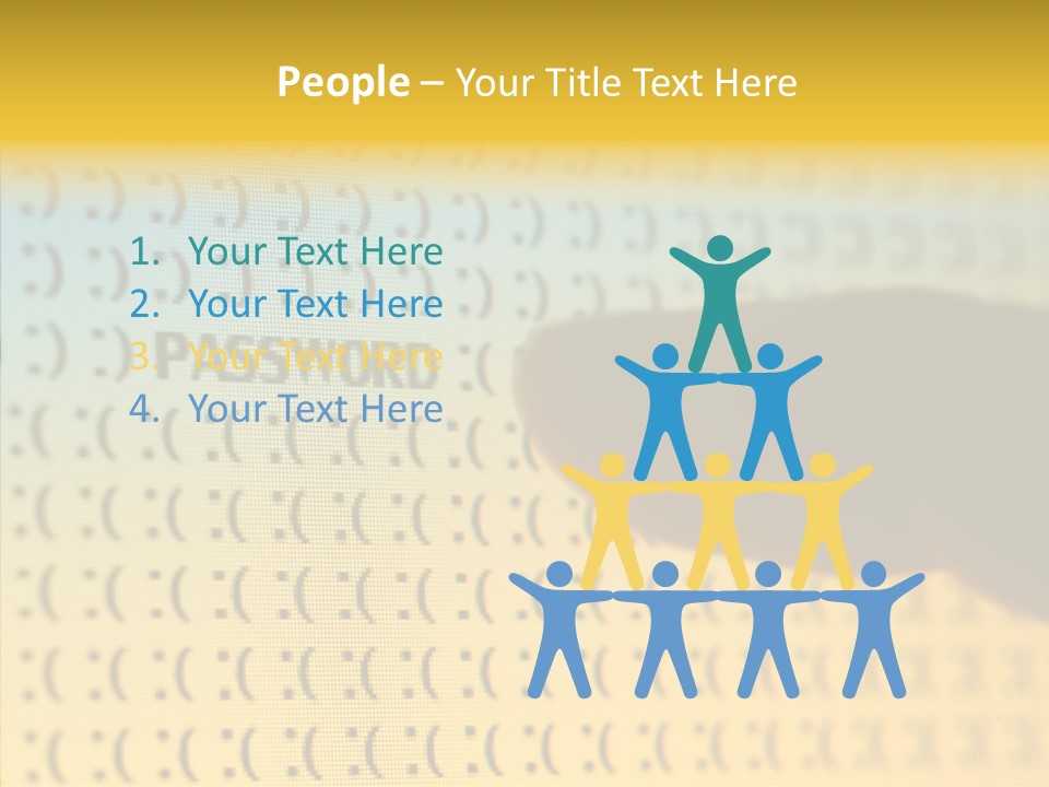 Identity Security Macro PowerPoint Template