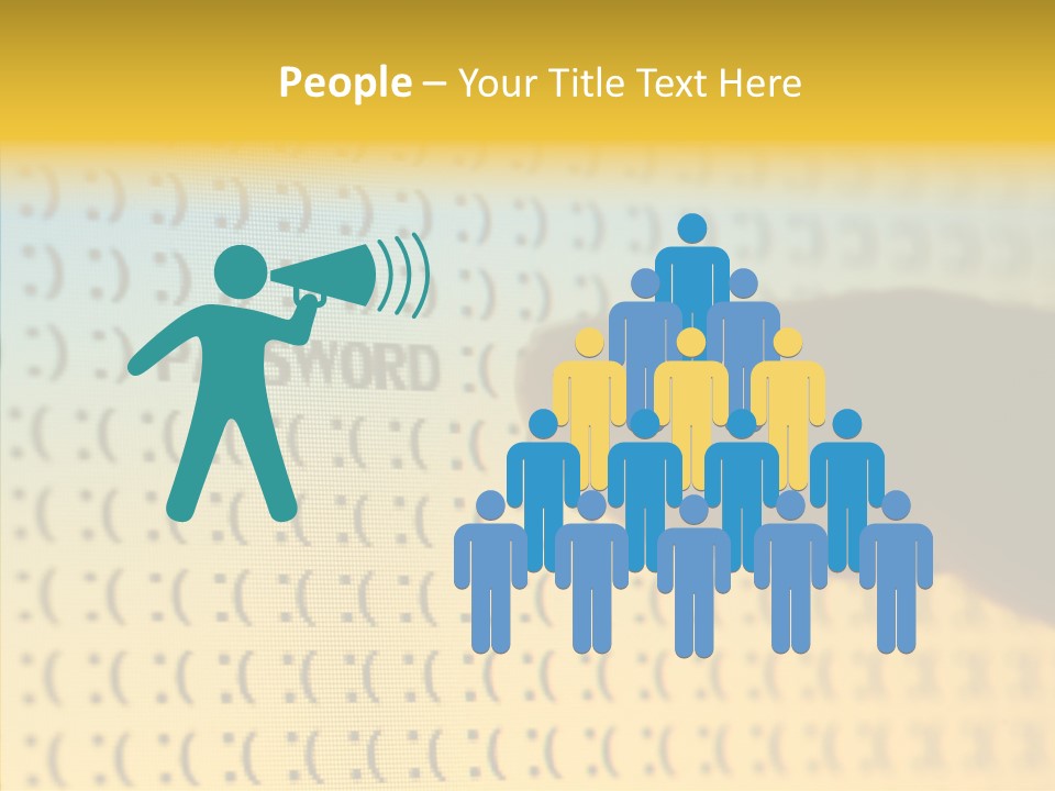 Identity Security Macro PowerPoint Template