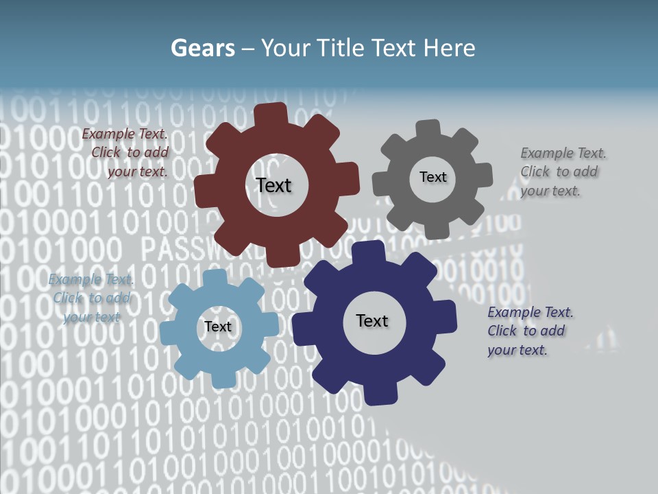Software Login Entry PowerPoint Template