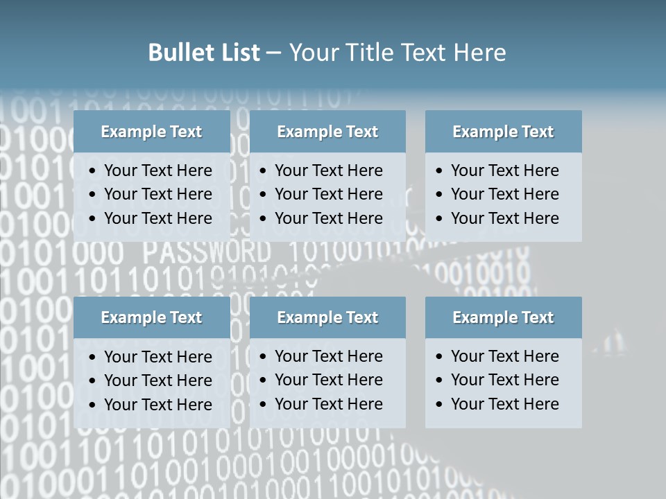 Software Login Entry PowerPoint Template