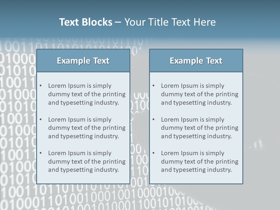 Software Login Entry PowerPoint Template