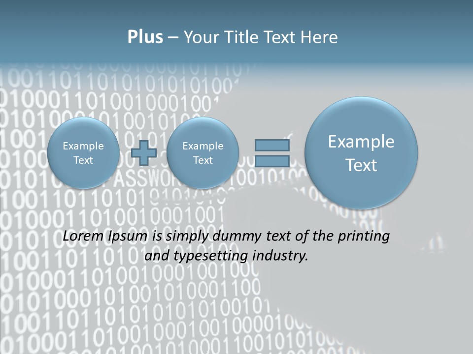 Software Login Entry PowerPoint Template