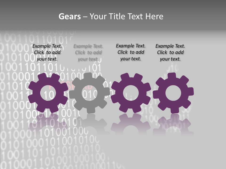 Safety Access Red PowerPoint Template