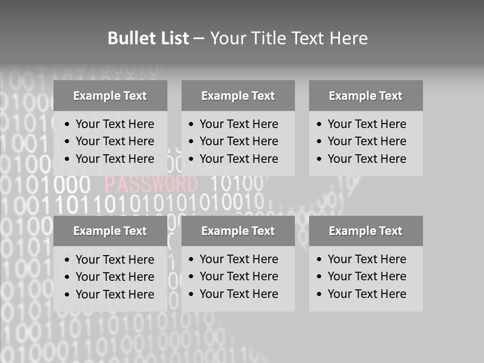 Safety Access Red PowerPoint Template